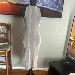 Calvin Klein Grey Midi Dress